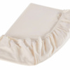 organic cotton sateen sheet set detail