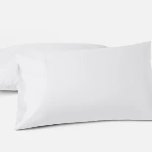 SP25 300TCOrganicPercale Pillowcase Setof2 AlpineWhite 3857 1 1